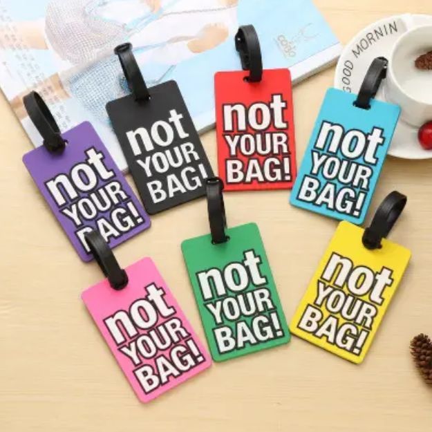 Not Your Bag silicone luggage tags